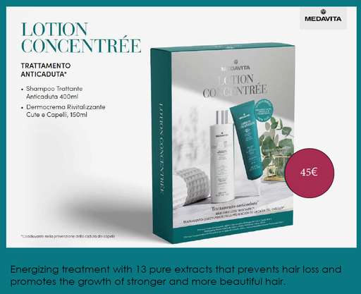 [301090] PROMO: Medavita Lotion Concentrée Bundle Shampoo 400ml + Hair &amp; Scalp Cream 150ml - Kit
