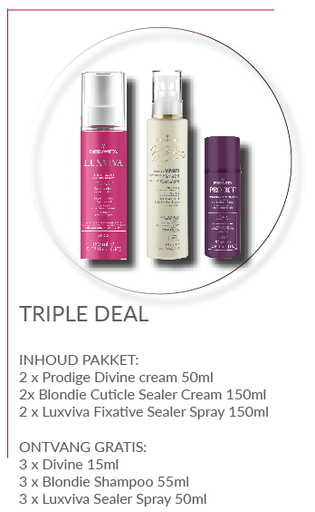 PROMO: Medavita Triple Deal:  2x Divine - 2x Sealer Spray - 2x Sealer Cream