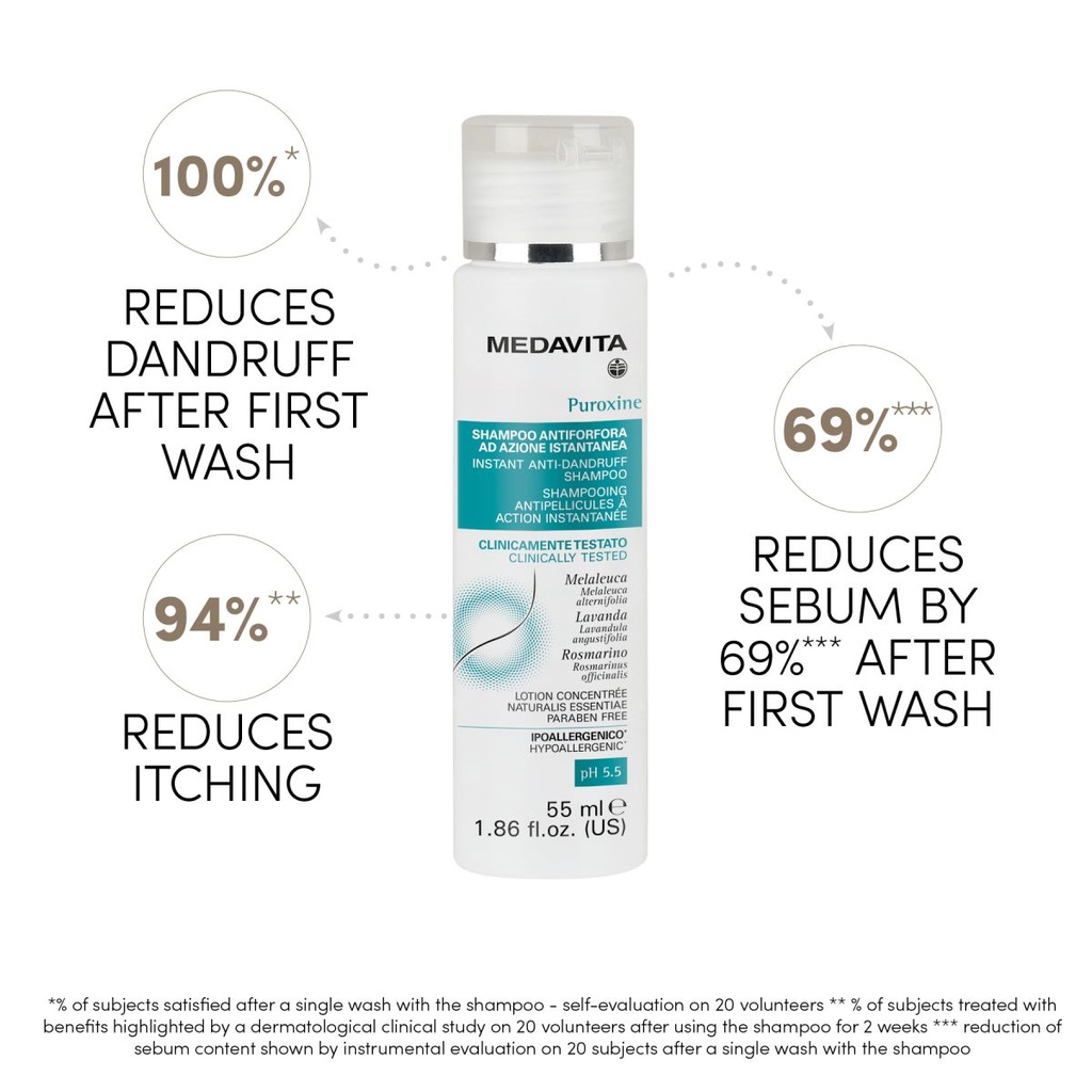 Medavita Puroxine Instant Anti-Dandruff Shampoo