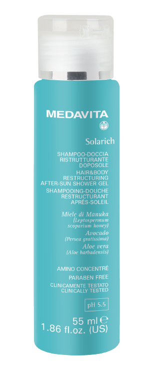 Medavita Solarich Hair and Body Refreshing After Sun Shampoo & Shower Gel