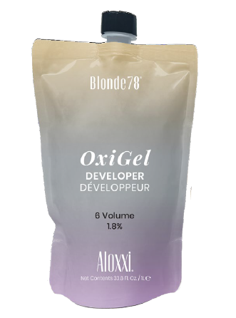 Aloxxi Blonde78 Liquid Acid Toner Oxigel Developer 6 Vol. 1L