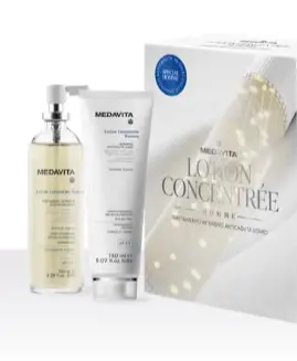 Promo: Medavita Lotion Concentrée Homme Spray 100ml  + Shampoo 150ml 