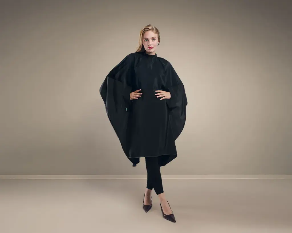 Kapmantel Silque Balayage Colouring Cape - Black - Hooks