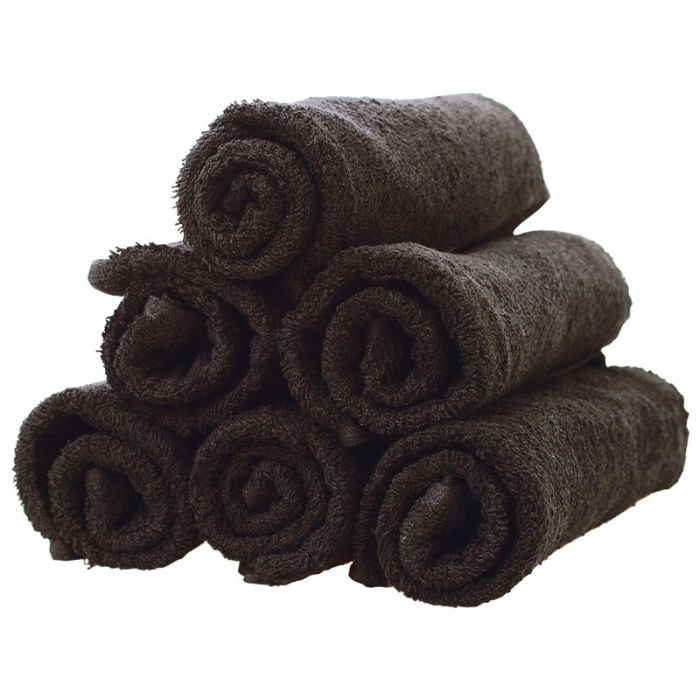 Zwarte Handdoek - Bleach Resistant