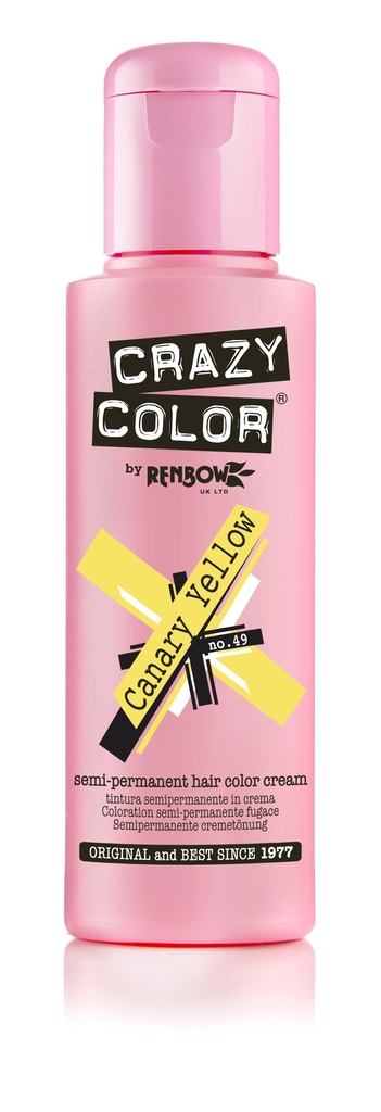 Crazy Color 49 Canary Yellow