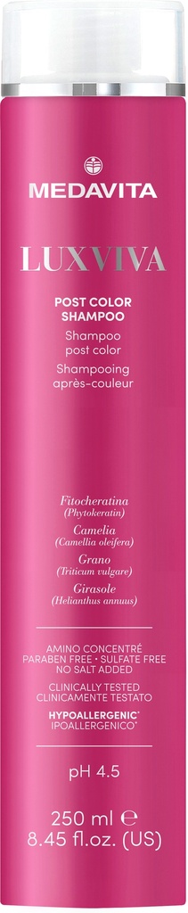 Medavita Luxviva Post Color Acidifying Shampoo