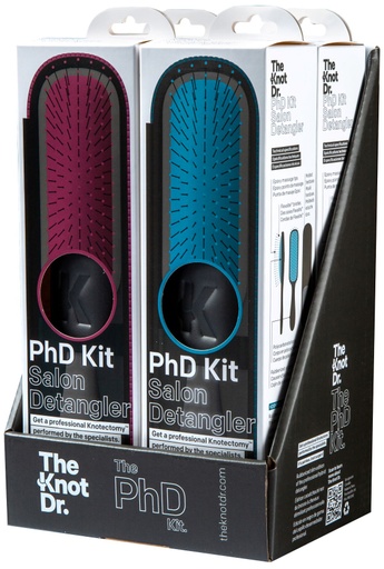 [KNOT-KDDK400] The Knot Dr. PhD Kit Box 4 haarborstels met display