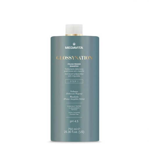 [02460] Medavita Glossynation Polish Primer Shampoo 750ml