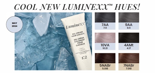 [LCMAY2004] Startpakket: Luminexx New Cool Tones - 12 Tubes + Swatch Insert