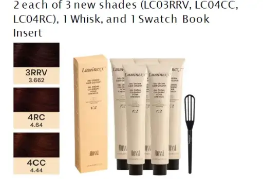[LCMAR2026] Startpakket: Luminexx Fashion Shades - 6 Tubes + Swatch Insert + 1 Whisk
