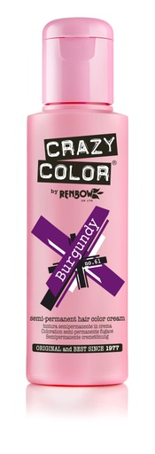 [04001-1-1461] Crazy Color 61 Burgundy